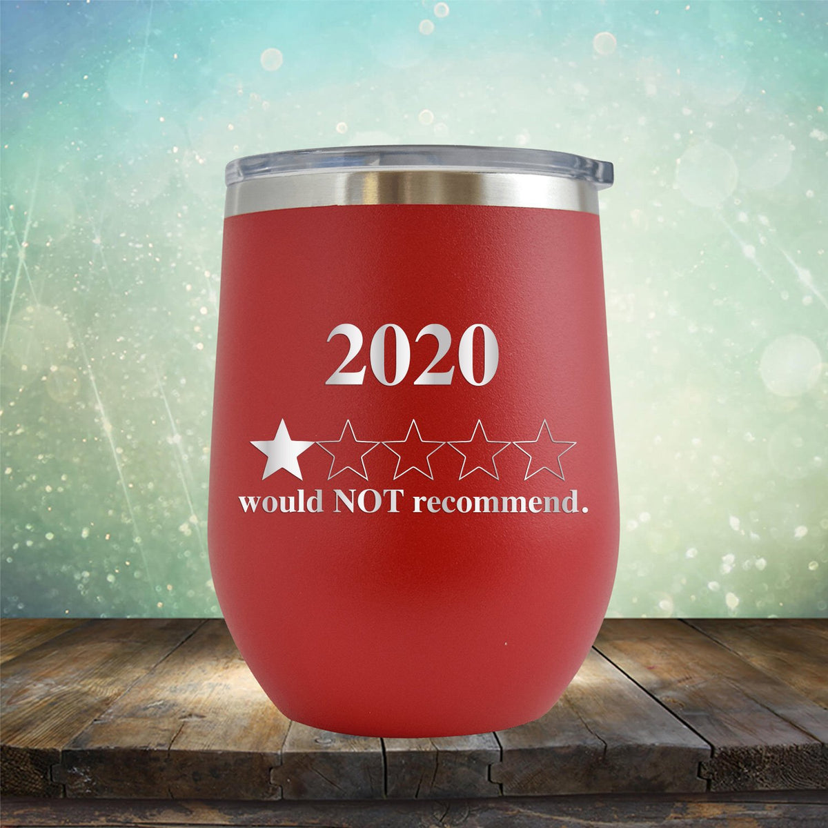 2020 Would Not Recommend - Stemless Wine Cup