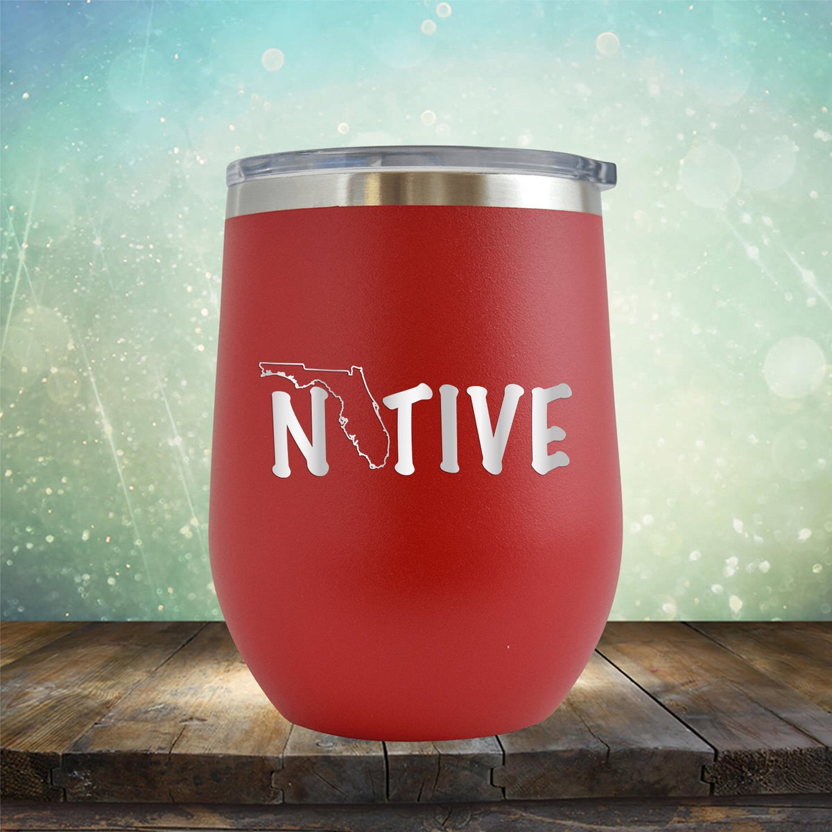 Florida Native Map - Stemless Wine Cup
