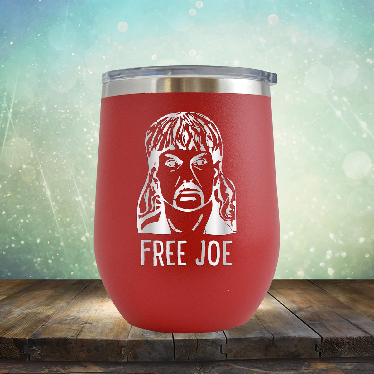 Free Joe Exotic The Tiger King - Stemless Wine Cup
