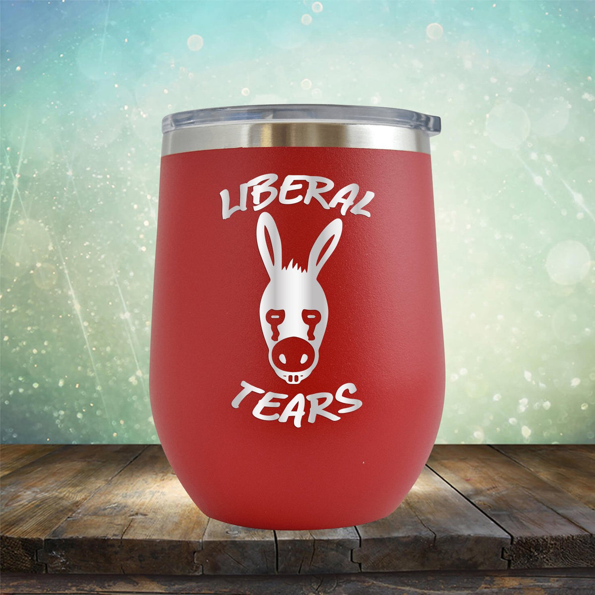 Liberal Tears Donkey - Stemless Wine Cup