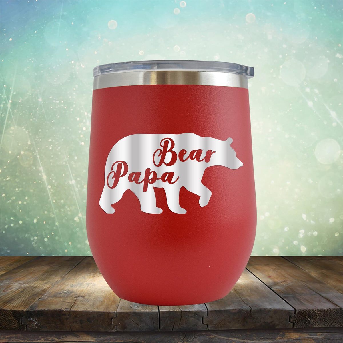 Papa Bear - Stemless Wine Cup