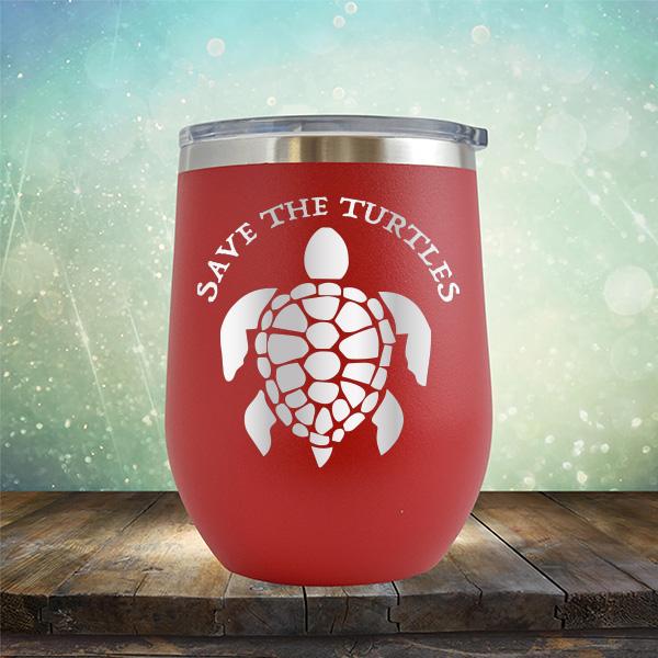 Save The Turtles - Stemless Wine Cup