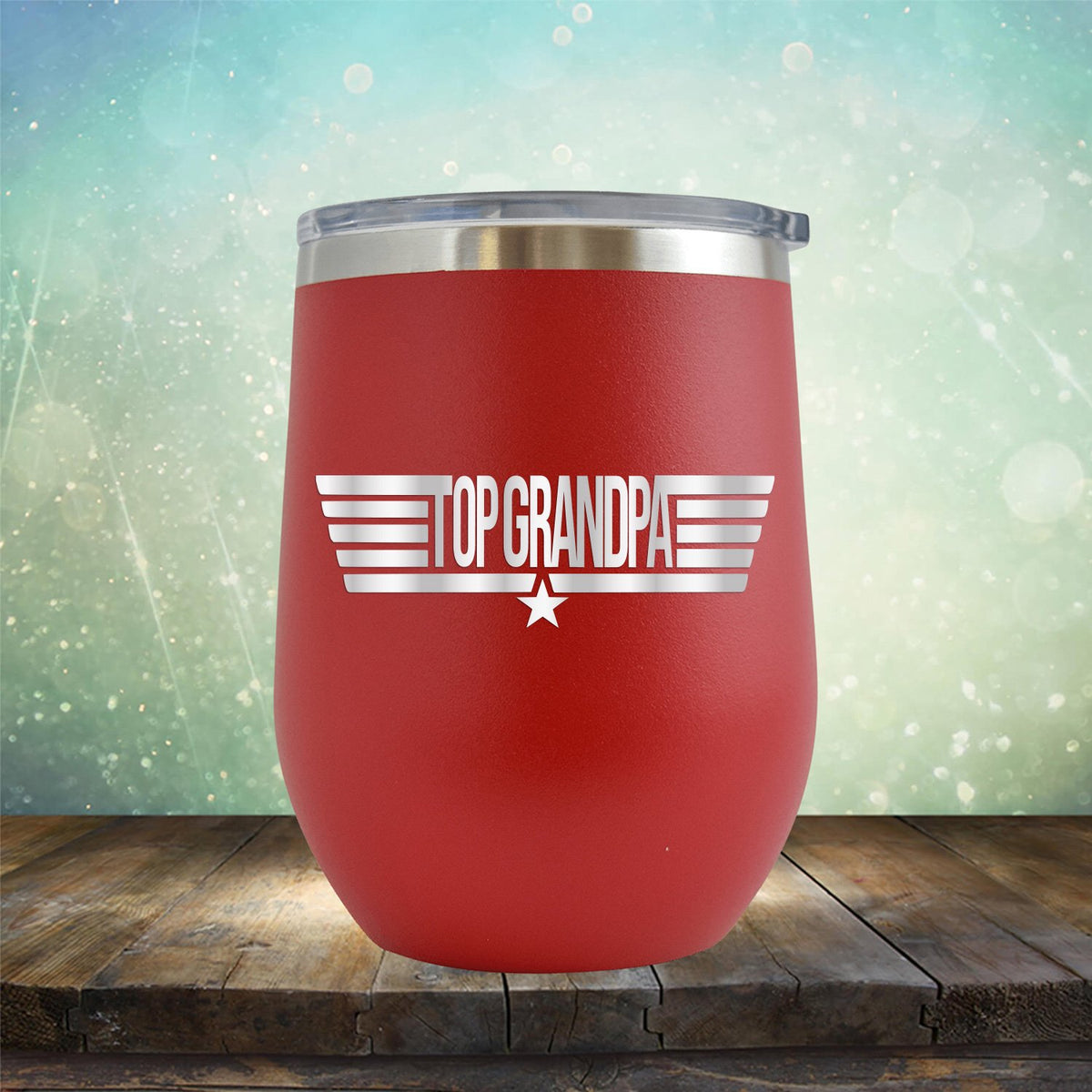 Top Grandpa - Stemless Wine Cup