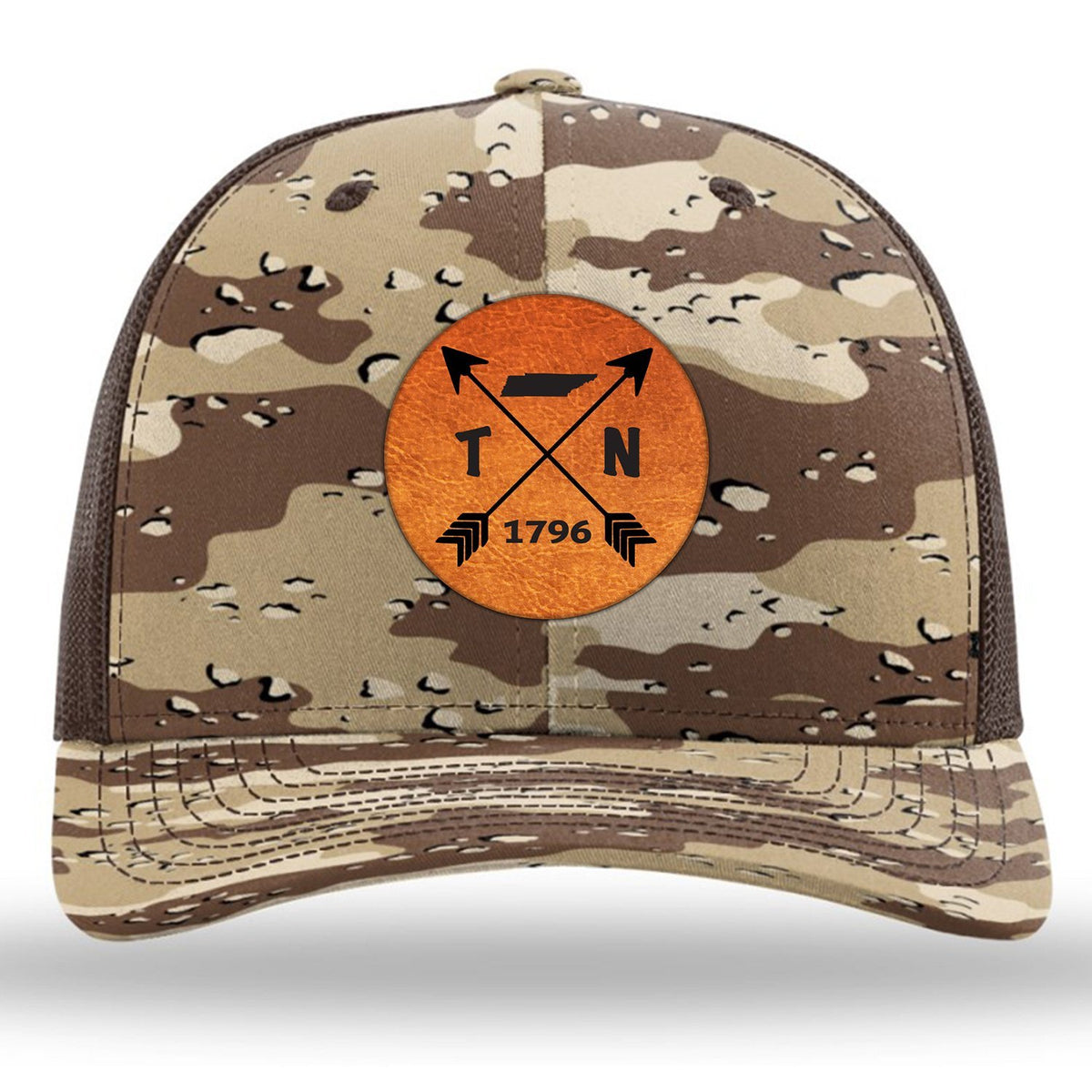 Tennessee State Arrows - Leather Patch Trucker Hat