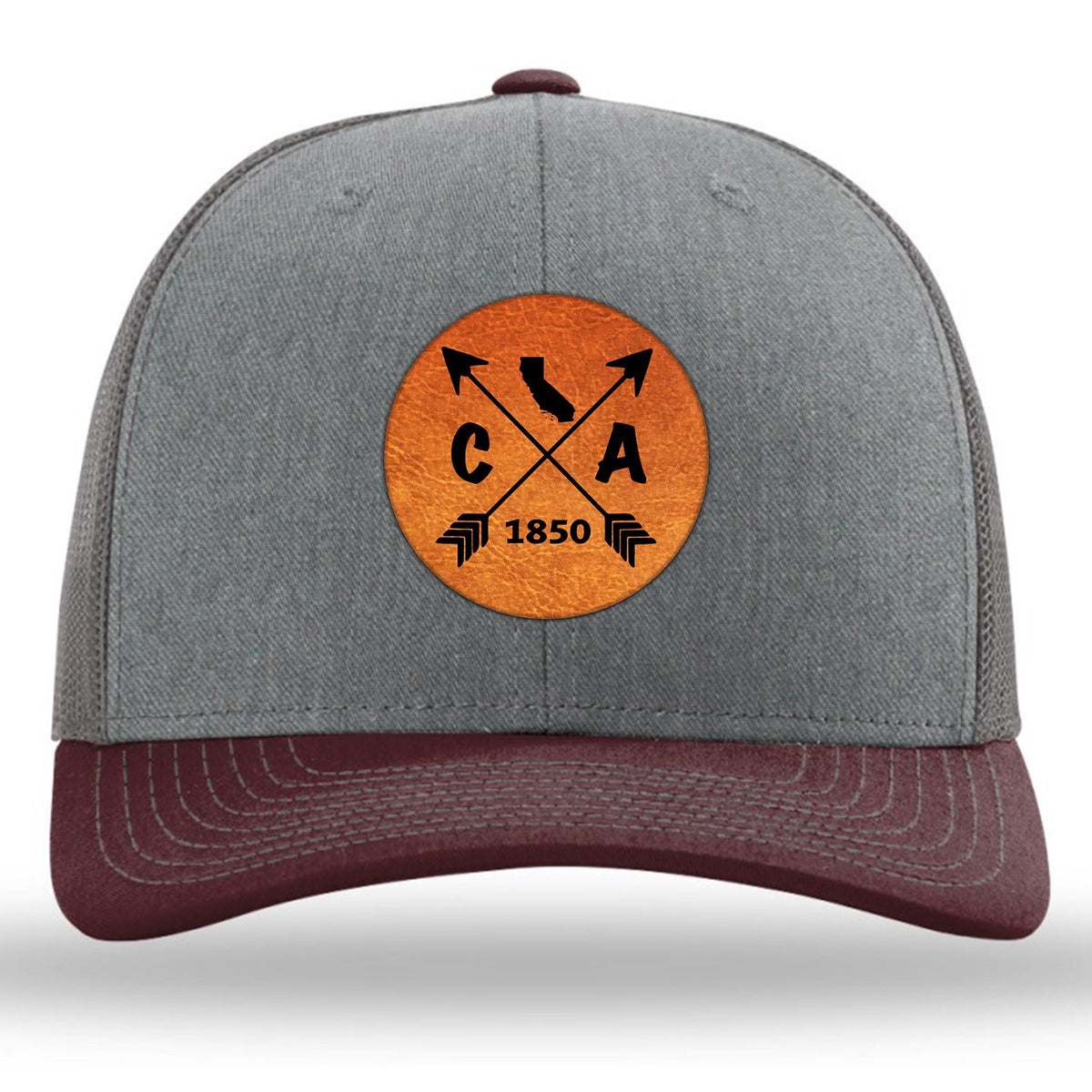 California State Arrows - Leather Patch Trucker Hat