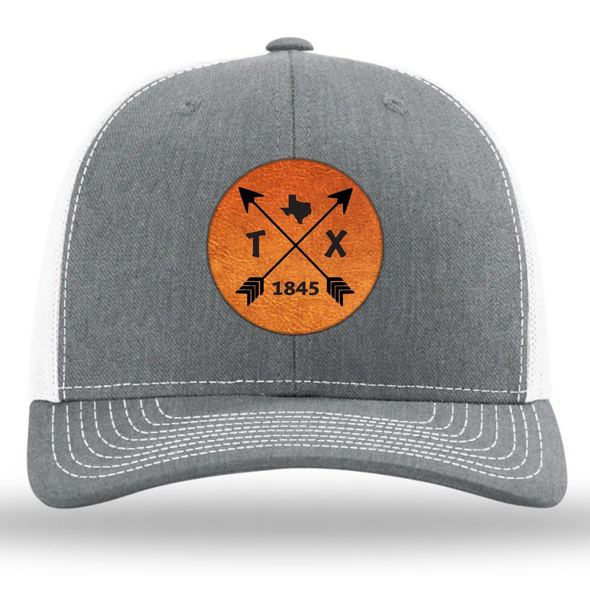 Texas State Arrows - Leather Patch Trucker Hat