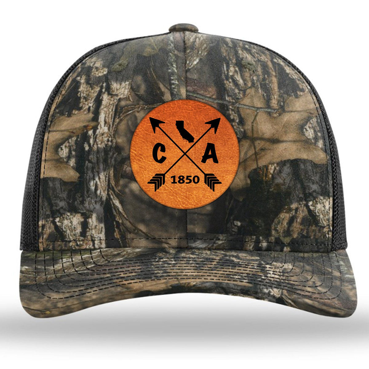 California State Arrows - Leather Patch Trucker Hat