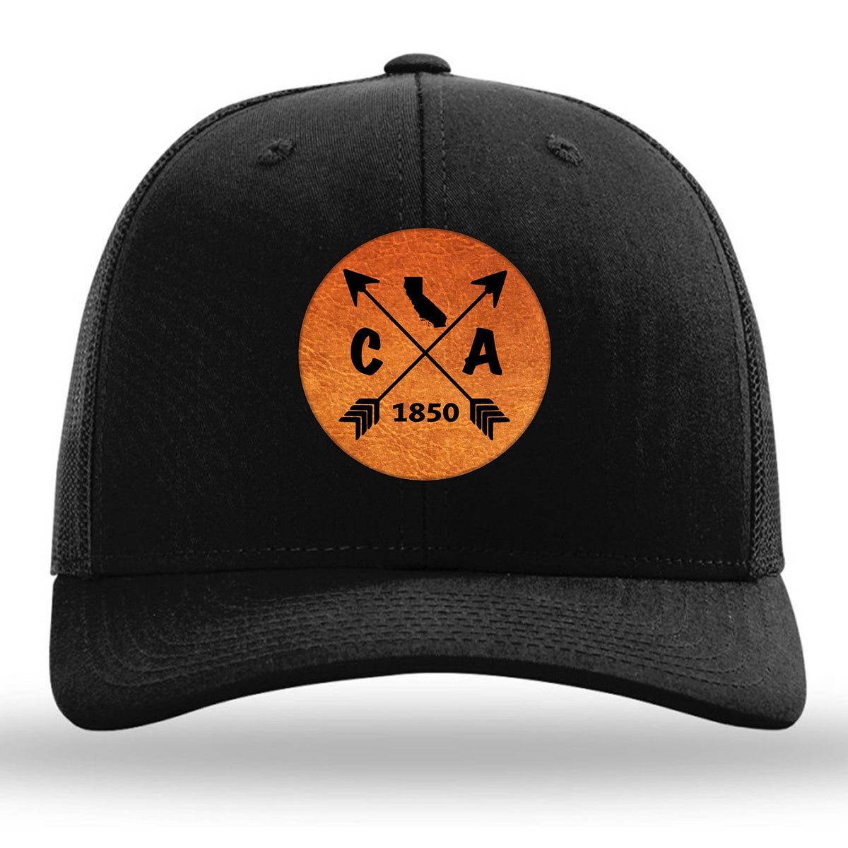 California State Arrows - Leather Patch Trucker Hat