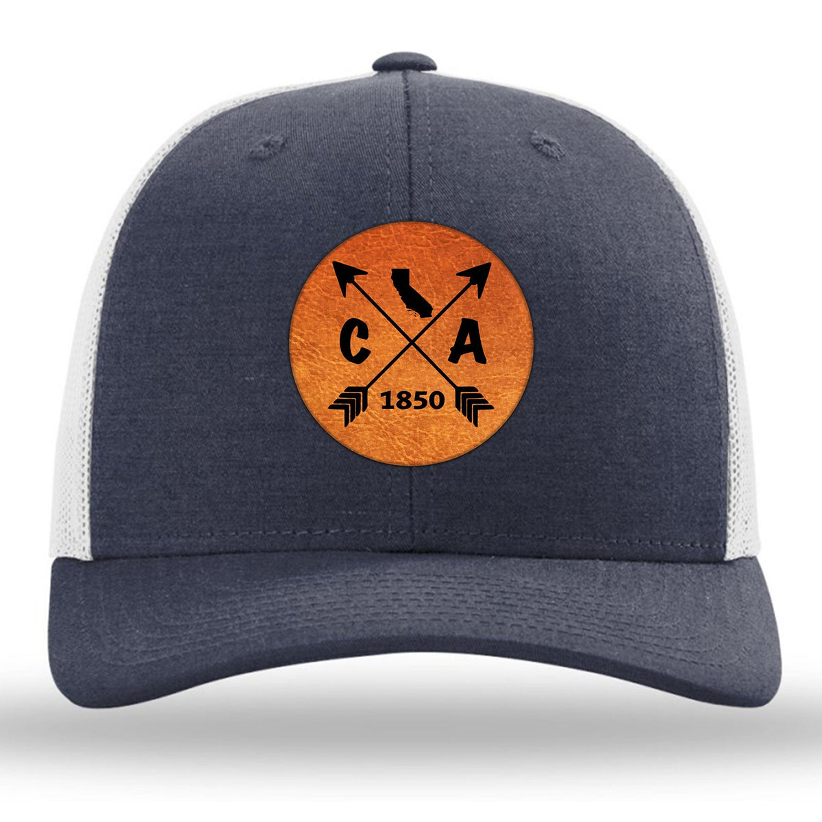 California State Arrows - Leather Patch Trucker Hat