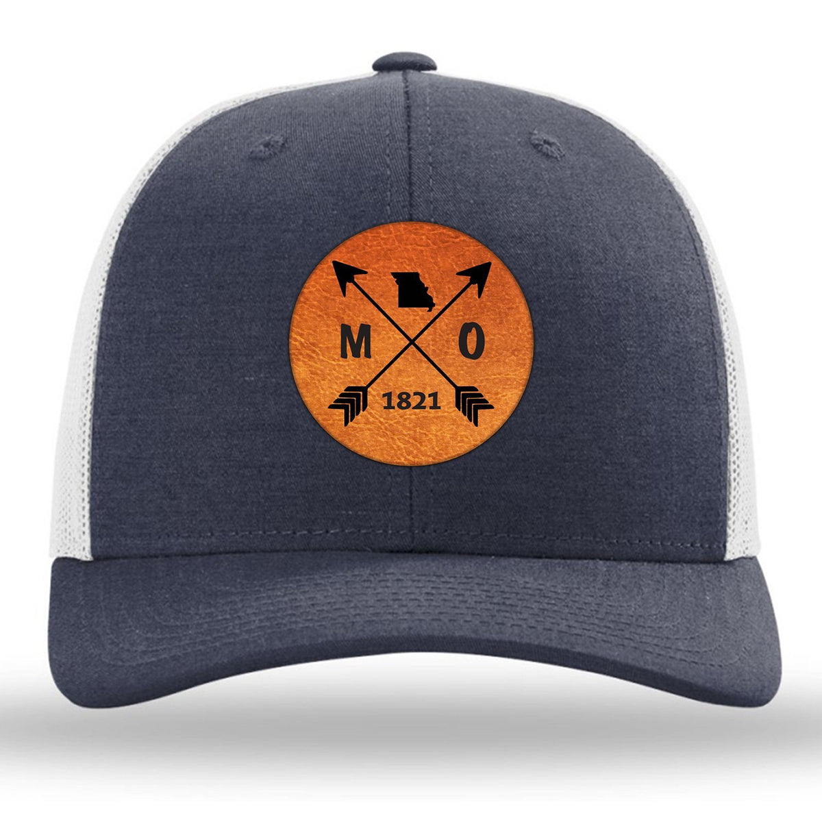 Missouri State Arrows - Leather Patch Trucker Hat