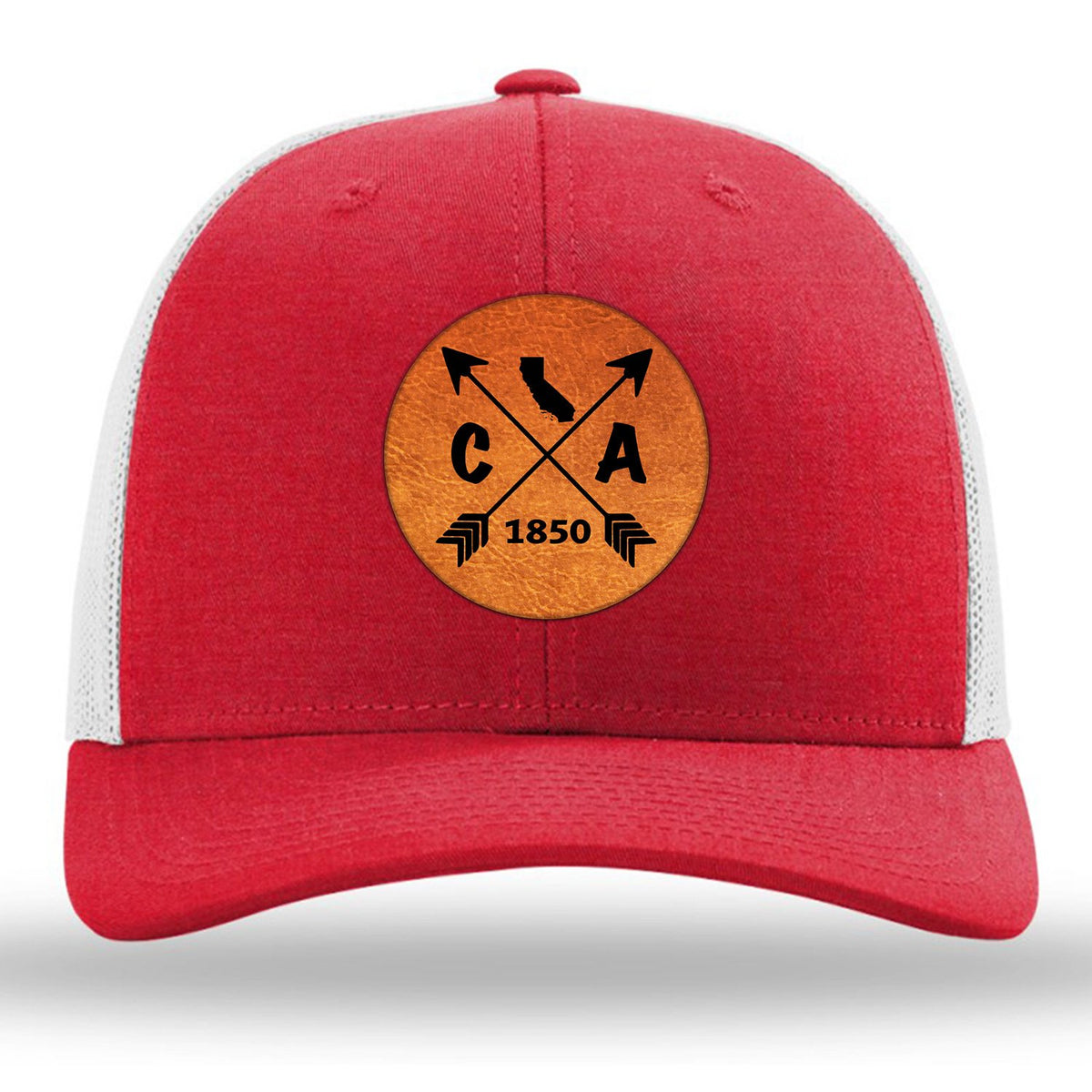 California State Arrows - Leather Patch Trucker Hat