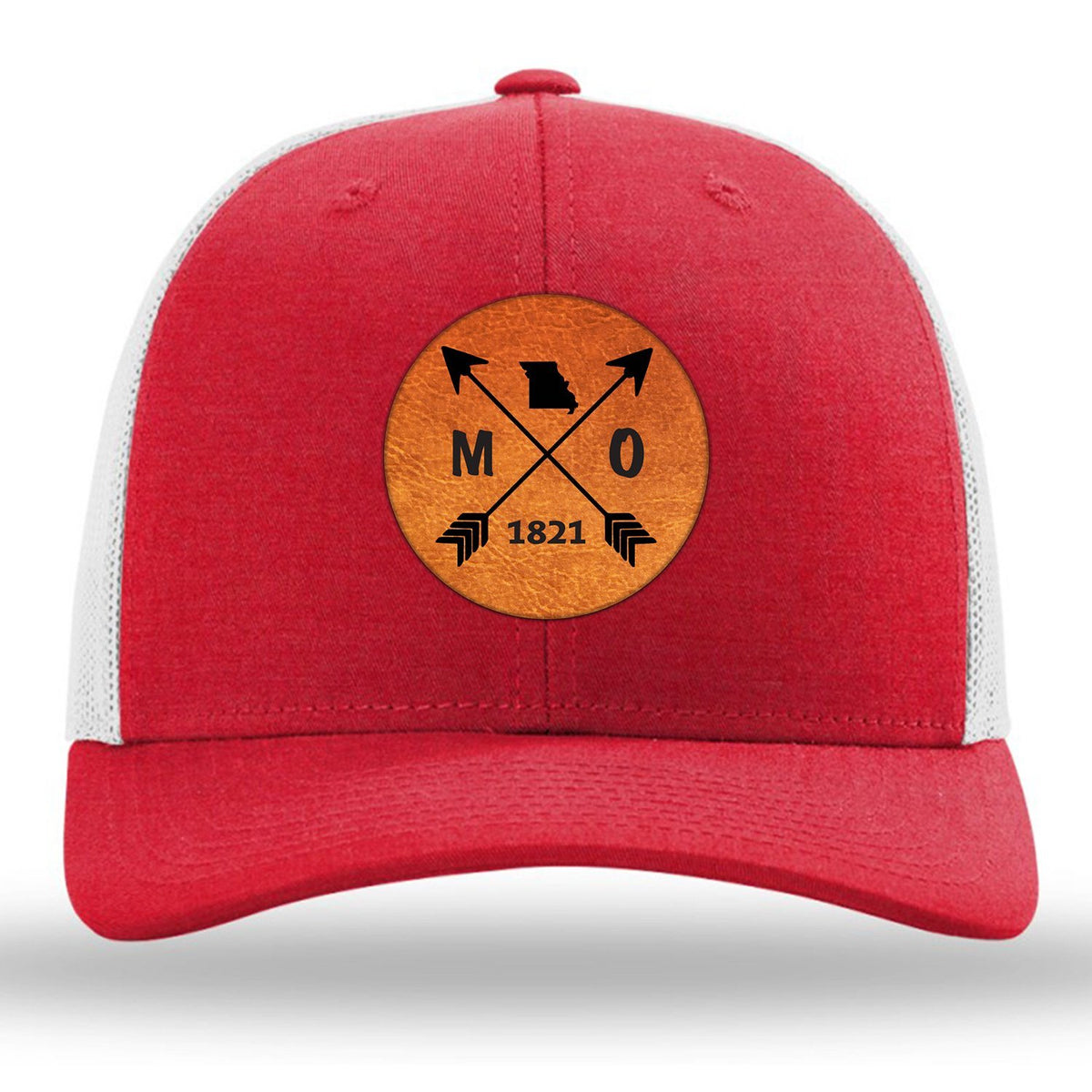 Missouri State Arrows - Leather Patch Trucker Hat