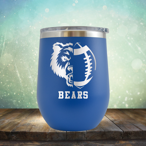 Bears Football - Stemless Wine Cup