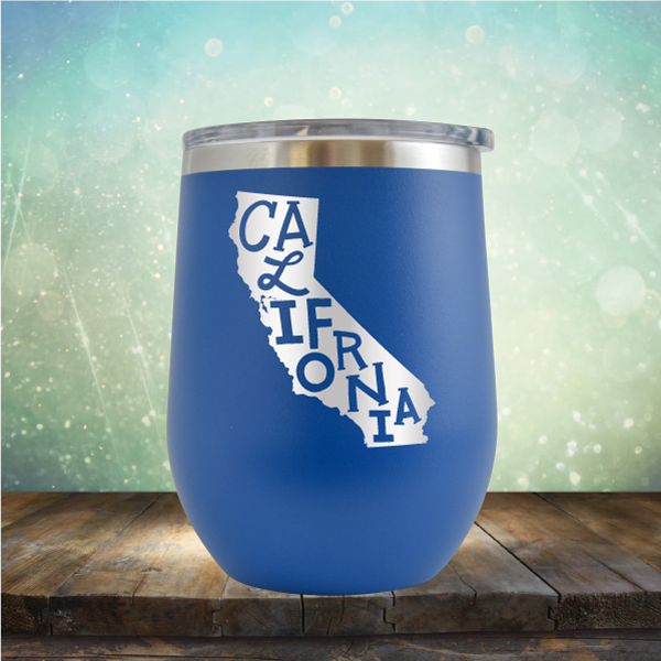 California Outline - Stemless Wine Cup