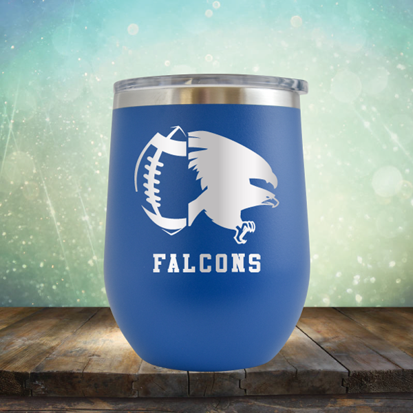 Falcons Football - Stemless Wine Cup
