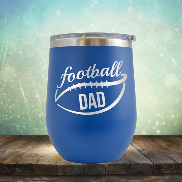 Football Dad - Stemless Wine Cup
