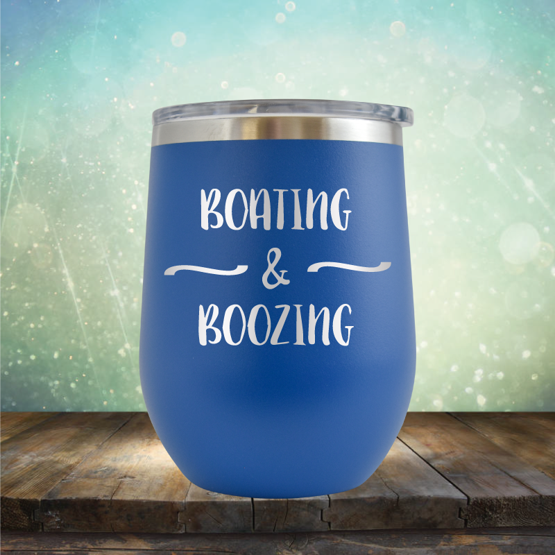 Boating &amp; Boozing - Stemless Wine Cup