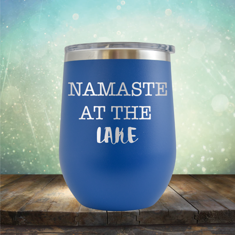 Namaste at the Lake - Stemless Wine Cup