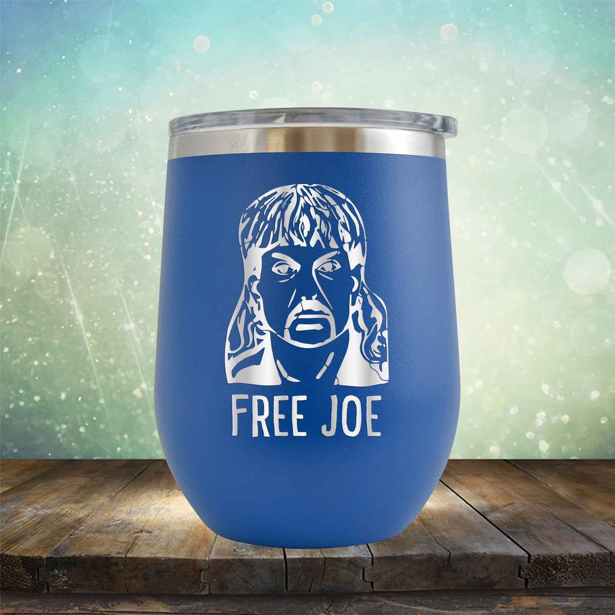 Free Joe Exotic The Tiger King - Stemless Wine Cup