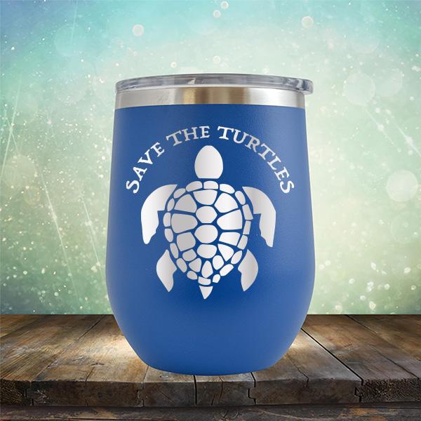 Save The Turtles - Stemless Wine Cup
