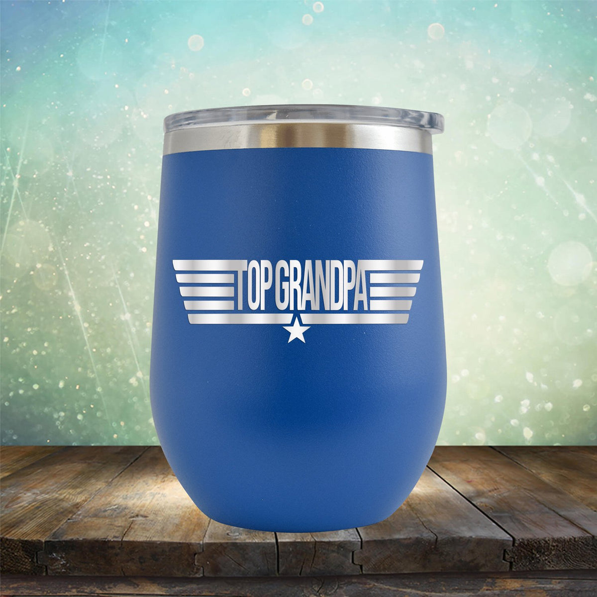 Top Grandpa - Stemless Wine Cup