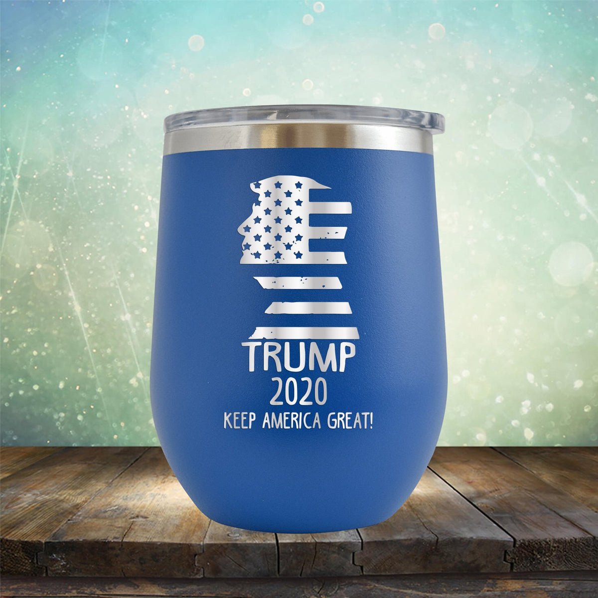 Trump 2020 Keep America Great - Stemless Wine Cup