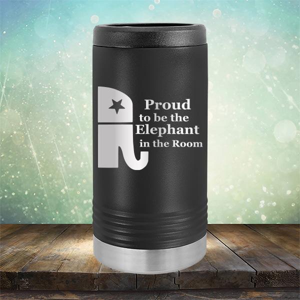 Proud To Be The Elephant in the Room - Laser Etched Tumbler Mug