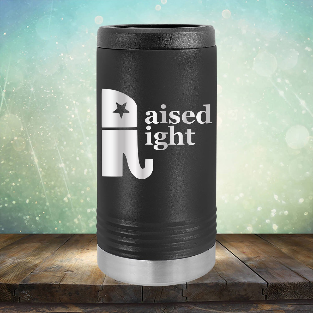 Elephant Raised Right - Laser Etched Tumbler Mug