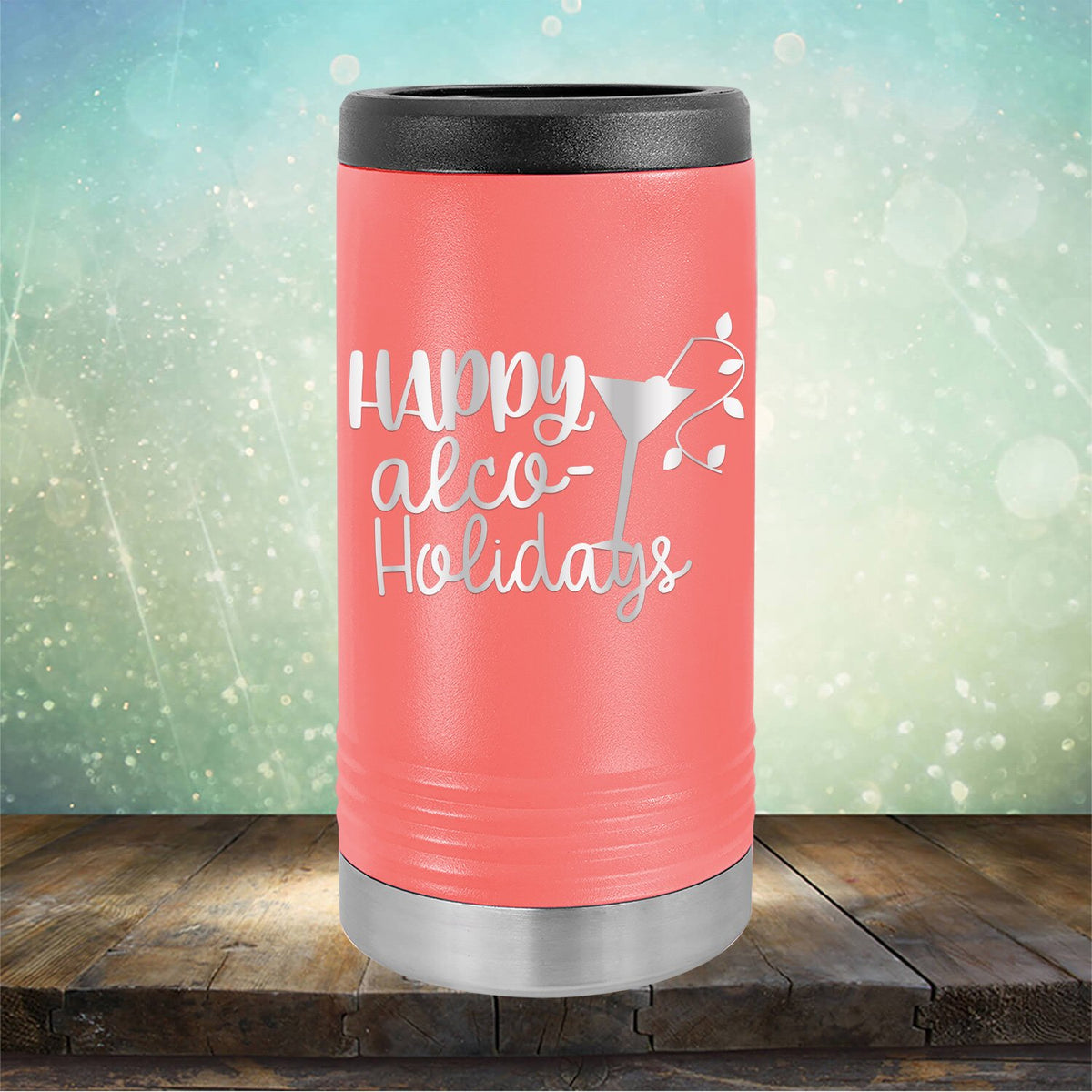 Happy Alco Holidays - Laser Etched Tumbler Mug