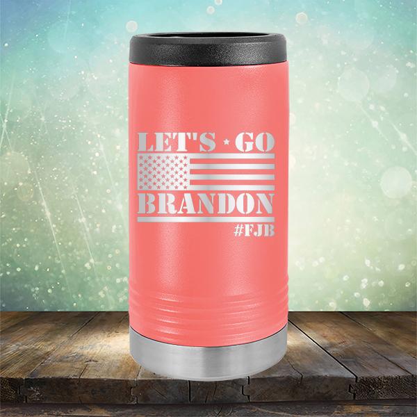 Let&#39;s Go Brandon American Flag - Laser Etched Tumbler Mug