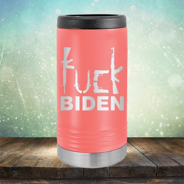 Fuck Biden Guns - Laser Etched Tumbler Mug