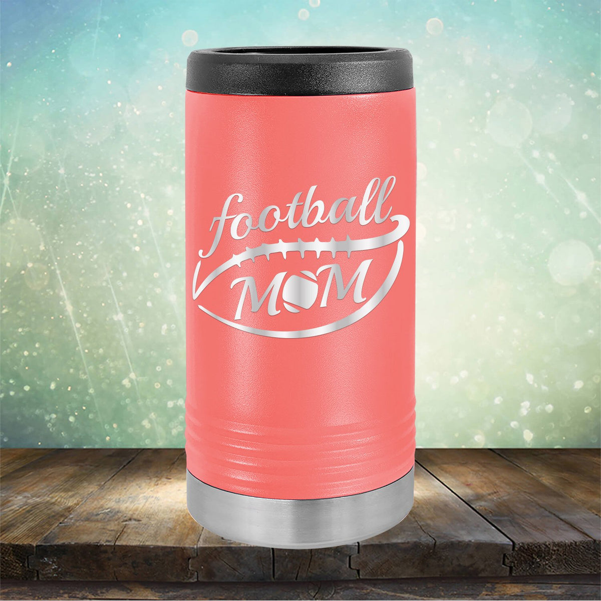 Football Mom - Laser Etched Tumbler Mug