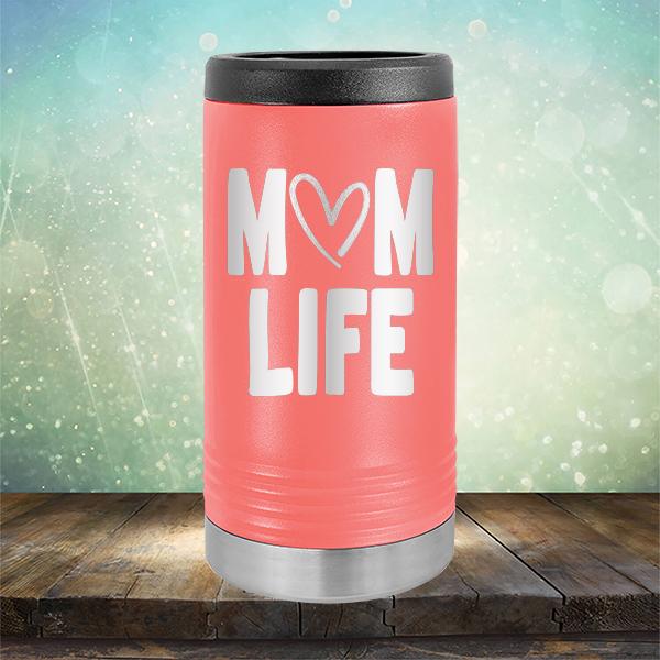 Mom Life with Heart - Laser Etched Tumbler Mug