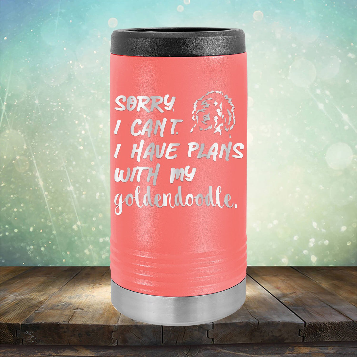 Sorry I Can&#39;t I Have Plans with My Goldendoodle - Laser Etched Tumbler Mug