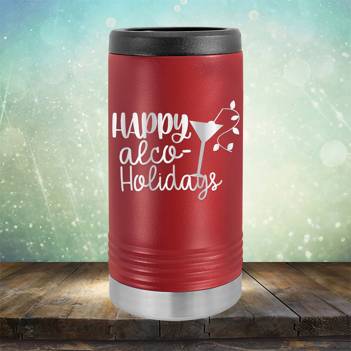 Happy Alco Holidays - Laser Etched Tumbler Mug