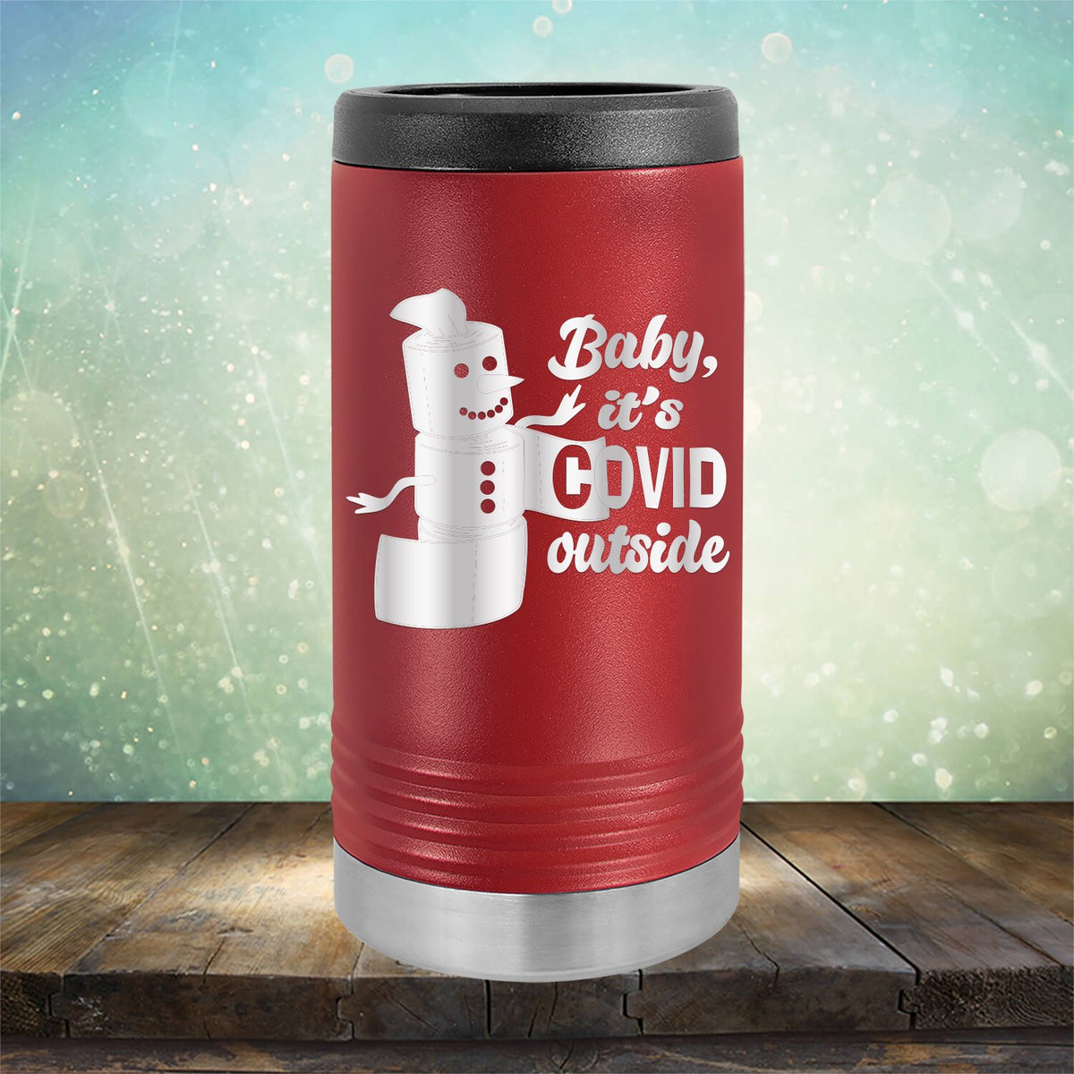 Baby It&#39;s Covid Outside - Laser Etched Tumbler Mug