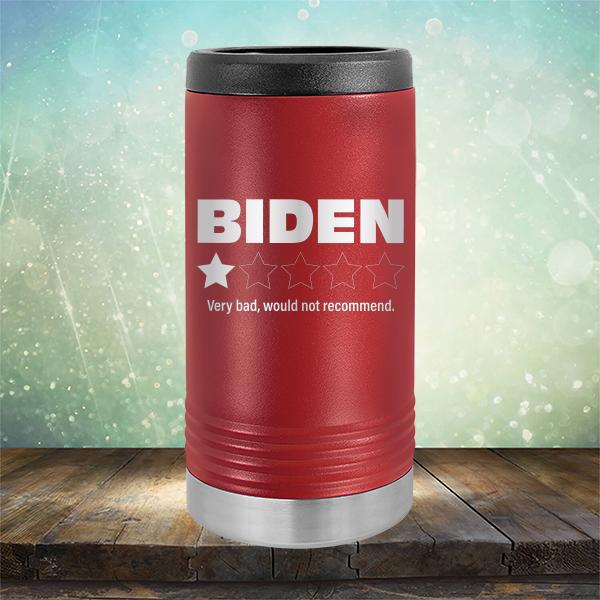 Joe Biden One Star Review Very Bad Would Not Recommend - Laser Etched Tumbler Mug