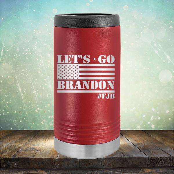 Let&#39;s Go Brandon American Flag - Laser Etched Tumbler Mug
