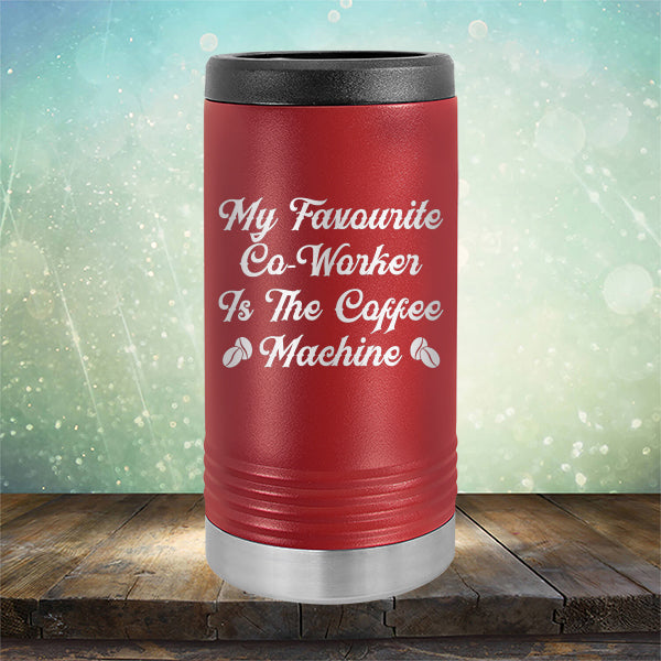 My Favorite Co-Worker is the Coffee Machine - Laser Etched Tumbler Mug