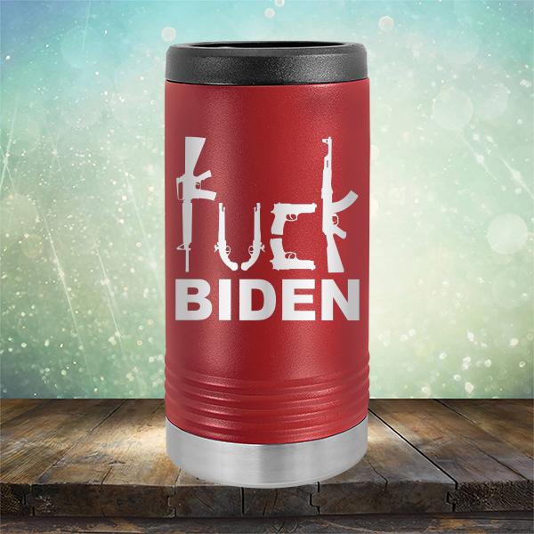 Fuck Biden Guns - Laser Etched Tumbler Mug