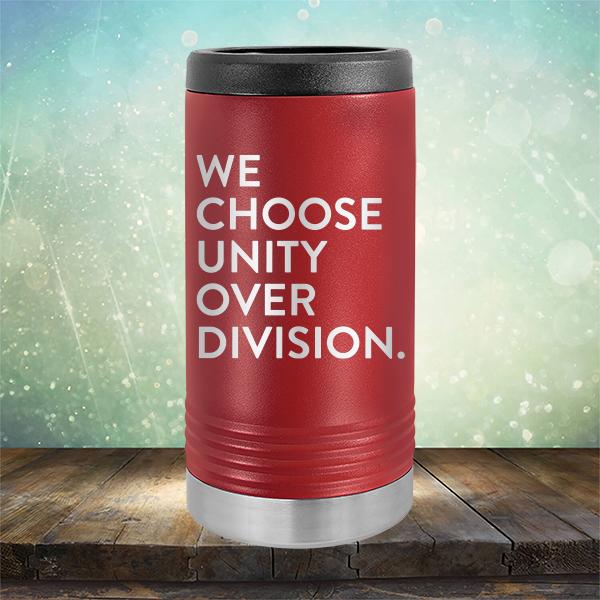We Choose Unity Over Division - Laser Etched Tumbler Mug