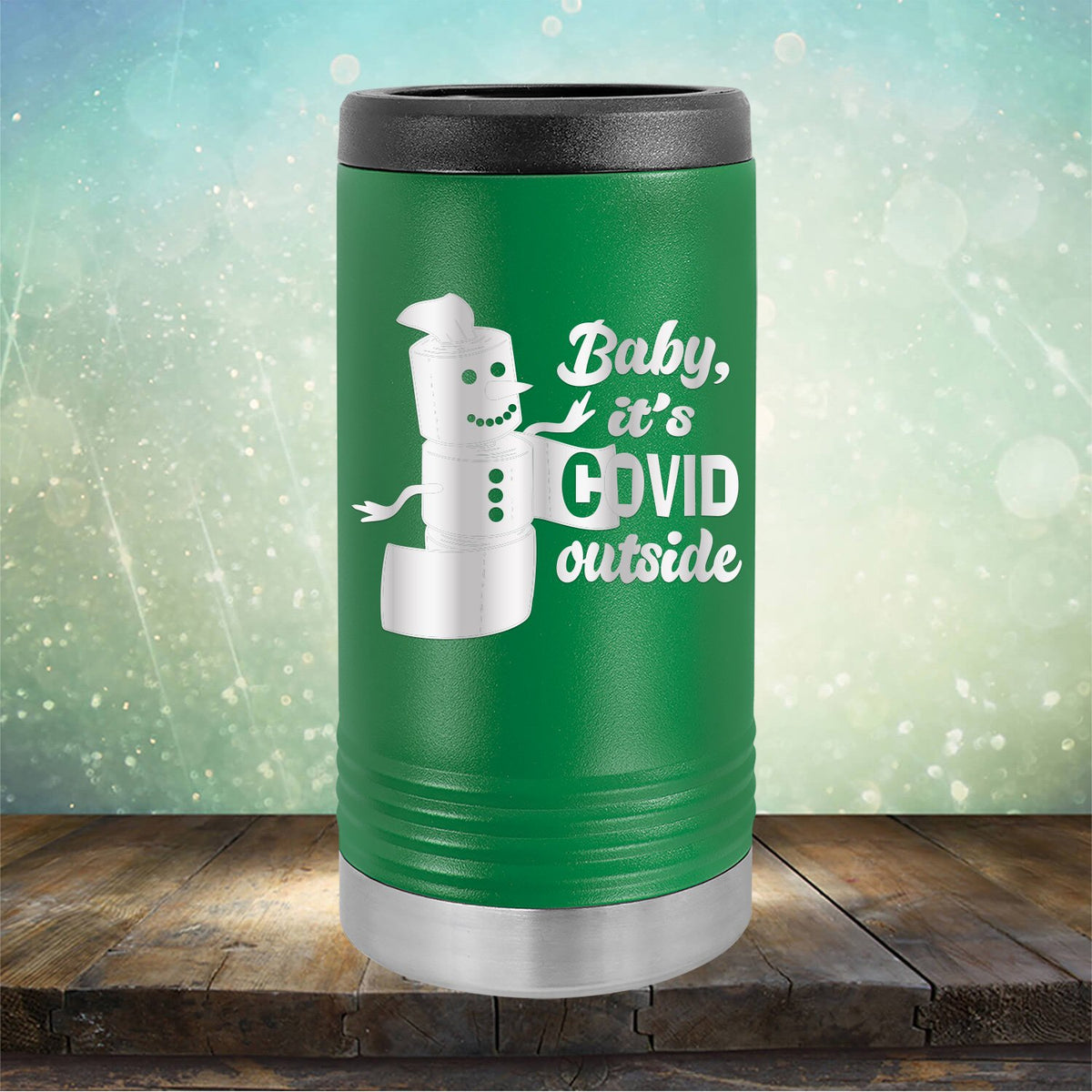 Baby It&#39;s Covid Outside - Laser Etched Tumbler Mug