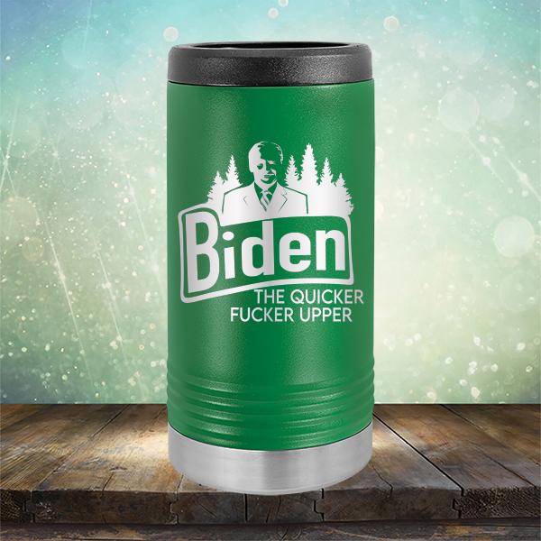 Joe Biden The Quicker Fucker Upper - Laser Etched Tumbler Mug