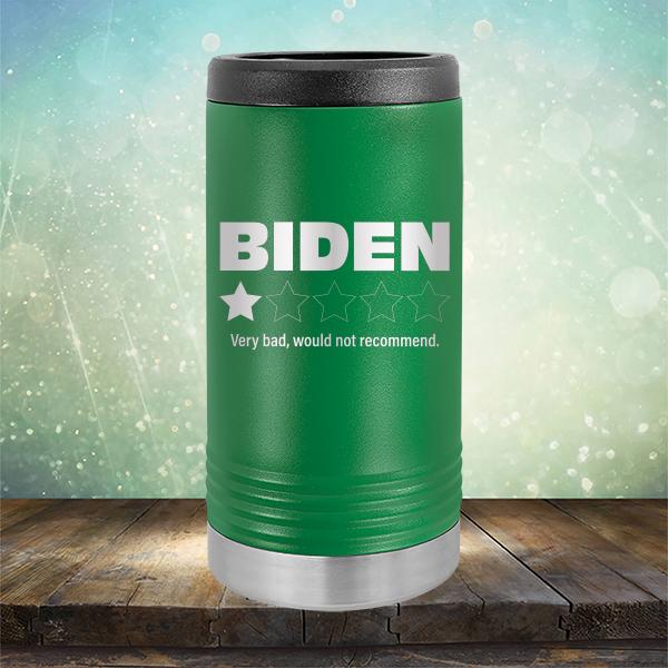 Joe Biden One Star Review Very Bad Would Not Recommend - Laser Etched Tumbler Mug