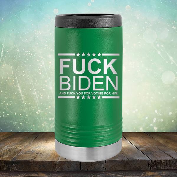 Fuck Biden And Fuck You For Voting For Him - Laser Etched Tumbler Mug