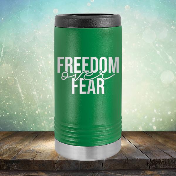 Freedom Over Fear - Laser Etched Tumbler Mug