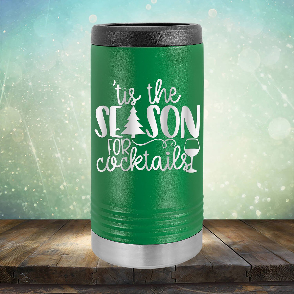 Tis the Season for Cocktails - Laser Etched Tumbler Mug