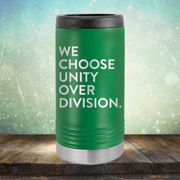 We Choose Unity Over Division - Laser Etched Tumbler Mug
