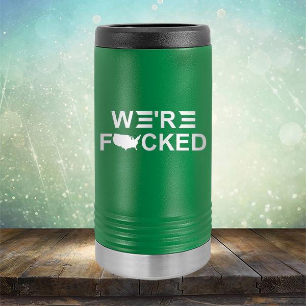 We&#39;re Fucked Biden America - Laser Etched Tumbler Mug