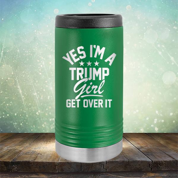 Yes I'm A Trump Girl Get Over It - Laser Etched Tumbler Mug